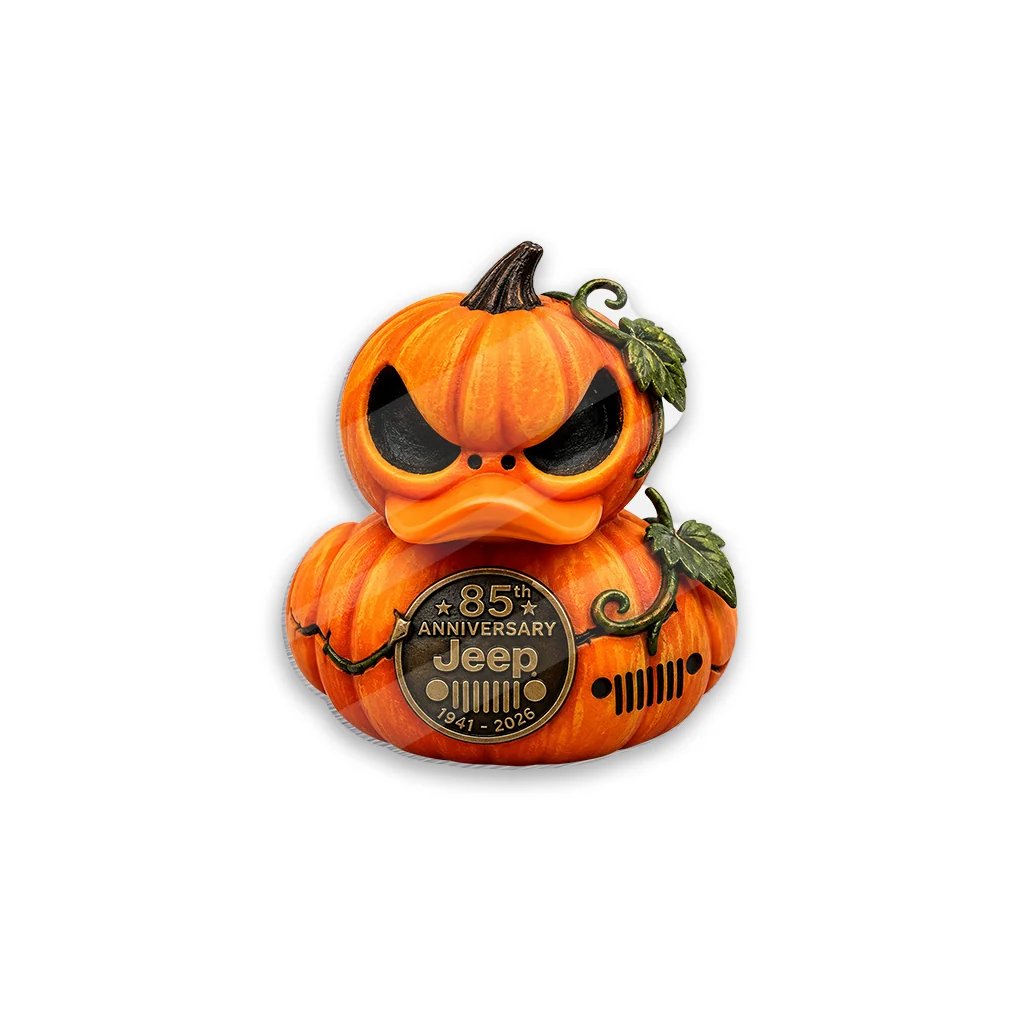 🧲Jeep Halloween 85th Anniversary Grim Reaper Duck Acrylic Magnet