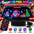 🚗 Smart LED Pixel Car Display – Custom Text, Colors & Animations